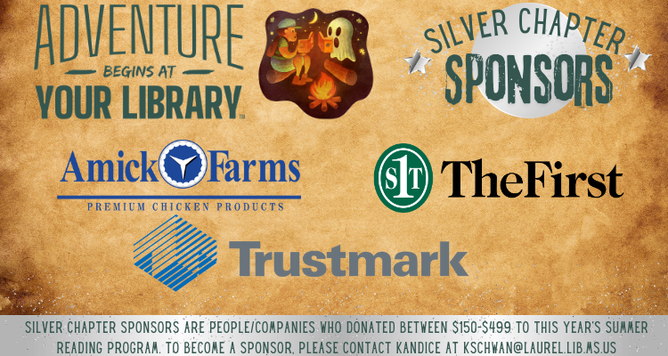 Marquee- Summer Reading- Silver Chapter Book Sponsors