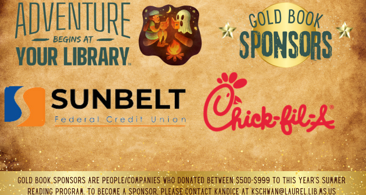 Marquee- Summer Reading- Gold Book Sponsors